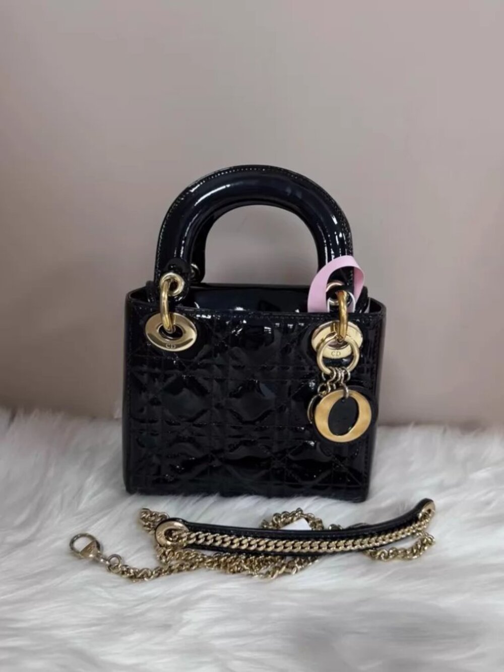 DIOR Lady Dior black handbag crossbody bag